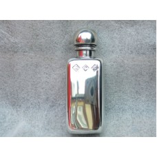 Lommelærke 1,5 oz Engelsk Pewter stemplet, lady size.