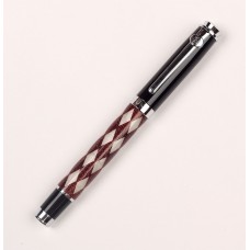 Fyldepen 116 Rød - Hvid diamant Fyldepen 116 Rød - Hvid diamant