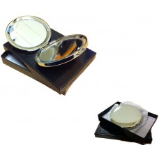 Spejl compact poleret, Leveres i gaveæske. Spejl compact poleret, Leveres i gaveæske.