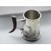 Pewter Tankard Jagtscene Kronhjort med horn håndtag, ikke graverbar.