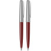 Kuglepen og blyant sæt Scrikss Metropolis 78 Chrome / Burgundy.